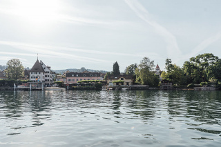 Hotel und Zürichsee