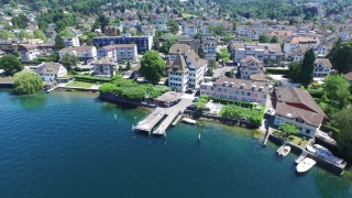 Aerial photography Hotel and Zurich