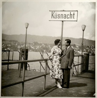 Honeymoon Lake Zurich 1953